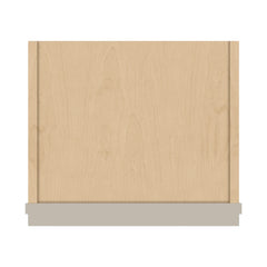 J&K Pebble B6 Wall Glass Cabinet - 15" W x 42" H (No Glass Insert)