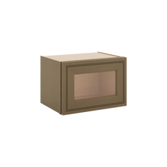 J&K Hazel H8 Wall Glass Cabinet - 18" W x 12" H (No Glass Insert)