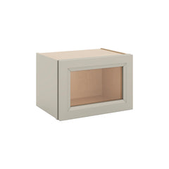 J&K Pebble B6 Wall Glass Cabinet - 18" W x 12" H (No Glass Insert)