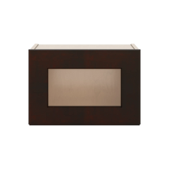 J&K Java Coffee S1 Wall Glass Cabinet - 18" W x 12" H (No Glass Insert)