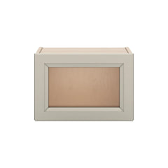 J&K Pebble B6 Wall Glass Cabinet - 18" W x 12" H (No Glass Insert)