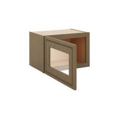 J&K Hazel H8 Wall Glass Cabinet - 18" W x 12" H (No Glass Insert)
