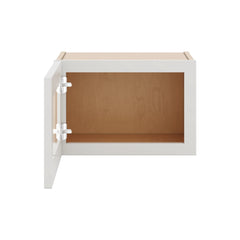 J&K Pure B5 Wall Glass Cabinet - 18" W x 12" H (No Glass Insert)