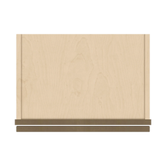 J&K Hazel H8 Wall Glass Cabinet - 18" W x 12" H (No Glass Insert)
