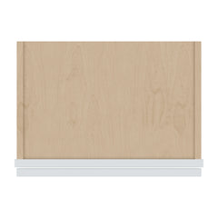 J&K White Shaker S8 Wall Glass Cabinet - 18" W x 12" H (No Glass Insert)
