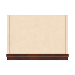 J&K Mahogany J5 Wall Glass Cabinet - 18" W x 12" H (No Glass Insert)