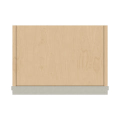 J&K Pebble B6 Wall Glass Cabinet - 18" W x 12" H (No Glass Insert)