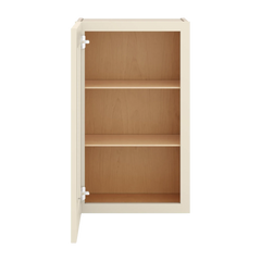 J&K Pearl Glazed H9 Wall Glass Cabinet - 18" W x 30" H (No Glass Insert)