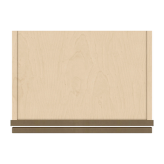 J&K Hazel H8 Wall Glass Cabinet - 18" W x 30" H (No Glass Insert)
