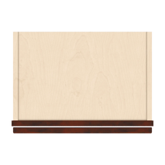 J&K Mahogany J5 Wall Glass Cabinet - 18" W x 30" H (No Glass Insert)
