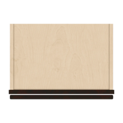 J&K Espresso K8 Wall Glass Cabinet - 18" W x 30" H (No Glass Insert)