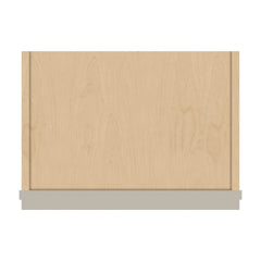 J&K Pebble B6 Wall Glass Cabinet - 18" W x 30" H (No Glass Insert)