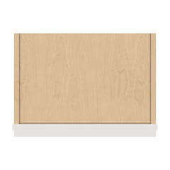 J&K Pure B5 Wall Glass Cabinet - 18" W x 30" H (No Glass Insert)