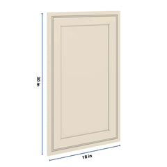 J&K Pearl Glazed H9 Dummy Insert Door Panel 18" W x 30" H