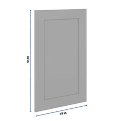 J&K Castle Grey S5 Dummy Insert Door Panel 18" W x 30" H