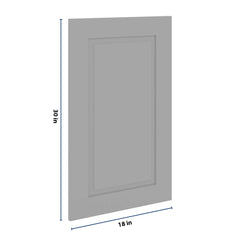 J&K Castle Grey S5 Dummy Insert Door Panel 18" W x 30" H