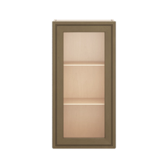 J&K Hazel H8 Wall Glass Cabinet - 18" W x 36" H (No Glass Insert)