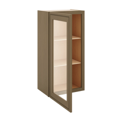 J&K Hazel H8 Wall Glass Cabinet - 18" W x 36" H (No Glass Insert)