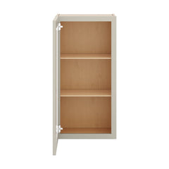 J&K Pebble B6 Wall Glass Cabinet - 18" W x 36" H (No Glass Insert)
