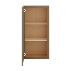 J&K Hazel H8 Wall Glass Cabinet - 18" W x 36" H (No Glass Insert)