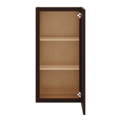 J&K Java Coffee S1 Wall Glass Cabinet - 18" W x 36" H (No Glass Insert)
