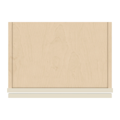 J&K Pearl Glazed H9 Wall Glass Cabinet - 18" W x 36" H (No Glass Insert)