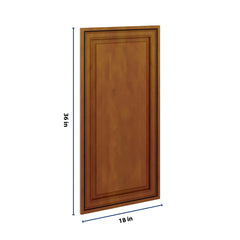 J&K Mocha Glazed K10 Dummy Insert Door Panel 18" W x 36" H