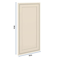 J&K Pearl Glazed H9 Dummy Insert Door Panel 18" W x 36" H