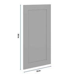 J&K Castle Grey S5 Dummy Insert Door Panel 18" W x 36" H