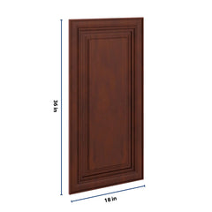 J&K Mahogany J5 Dummy Insert Door Panel 18" W x 36" H