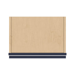 J&K Naval B7 Wall Glass Cabinet - 18" W x 42" H (No Glass Insert)