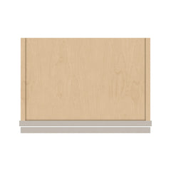 J&K Pebble B6 Wall Glass Cabinet - 18" W x 42" H (No Glass Insert)