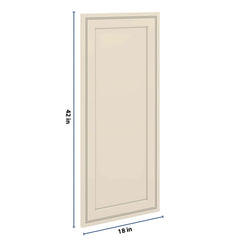 J&K Pearl Glazed H9 Dummy Insert Door Panel 18" W x 42" H