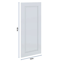 J&K White Shaker S8 Dummy Insert Door Panel 18" W x 42" H