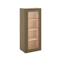 J&K Hazel H8 Wall Glass Cabinet - 18" W x 42" H (No Glass Insert)