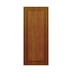 J&K Mocha Glazed K10 Dummy Insert Door Panel 18" W x 42" H