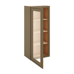 J&K Hazel H8 Wall Glass Cabinet - 18" W x 42" H (No Glass Insert)