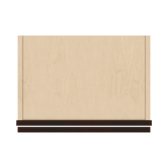 J&K Java Coffee S1 Wall Glass Cabinet - 18" W x 42" H (No Glass Insert)