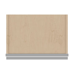 J&K Castle Grey S5 Wall Glass Cabinet - 18" W x 42" H (No Glass Insert)