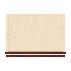 J&K Mahogany J5 Wall Glass Cabinet - 18" W x 42" H (No Glass Insert)