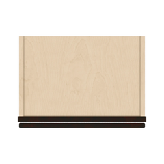 J&K Espresso K8 Wall Glass Cabinet - 18" W x 42" H (No Glass Insert)
