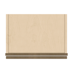 J&K Hazel H8 Wall Glass Cabinet - 18" W x 42" H (No Glass Insert)