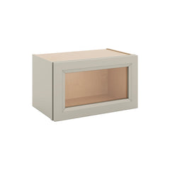 J&K Pebble B6 Wall Glass Cabinet - 21" W x 12" H (No Glass Insert)