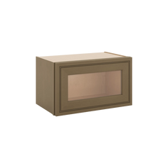 J&K Hazel H8 Wall Glass Cabinet - 21" W x 12" H (No Glass Insert)
