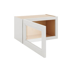 J&K Pure B5 Wall Glass Cabinet - 21" W x 12" H (No Glass Insert)
