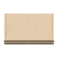 J&K Hazel H8 Wall Glass Cabinet - 21" W x 12" H (No Glass Insert)