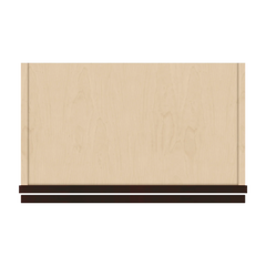 J&K Java Coffee S1 Wall Glass Cabinet - 21" W x 12" H (No Glass Insert)