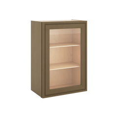 J&K Hazel H8 Wall Glass Cabinet - 21" W x 30" H (No Glass Insert)