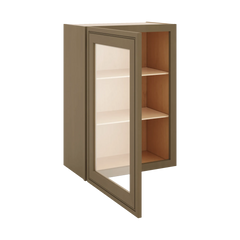 J&K Hazel H8 Wall Glass Cabinet - 21" W x 30" H (No Glass Insert)