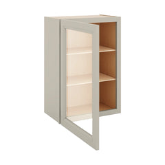 J&K Pebble B6 Wall Glass Cabinet - 21" W x 30" H (No Glass Insert)